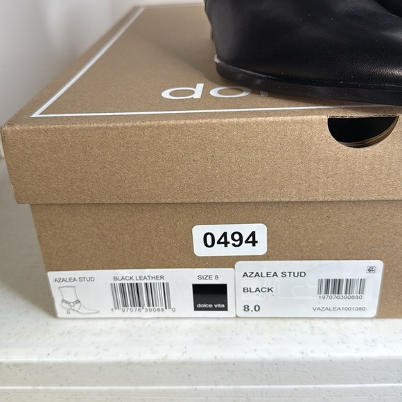 Dolce Vita Azalea Stud Bootie (Women) Black Sz 8 - Picture 13 of 14